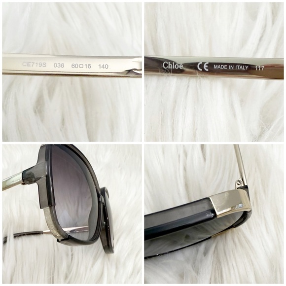 Chloe CE719S Sunglasses Dark Grey - Picture 12 of 15